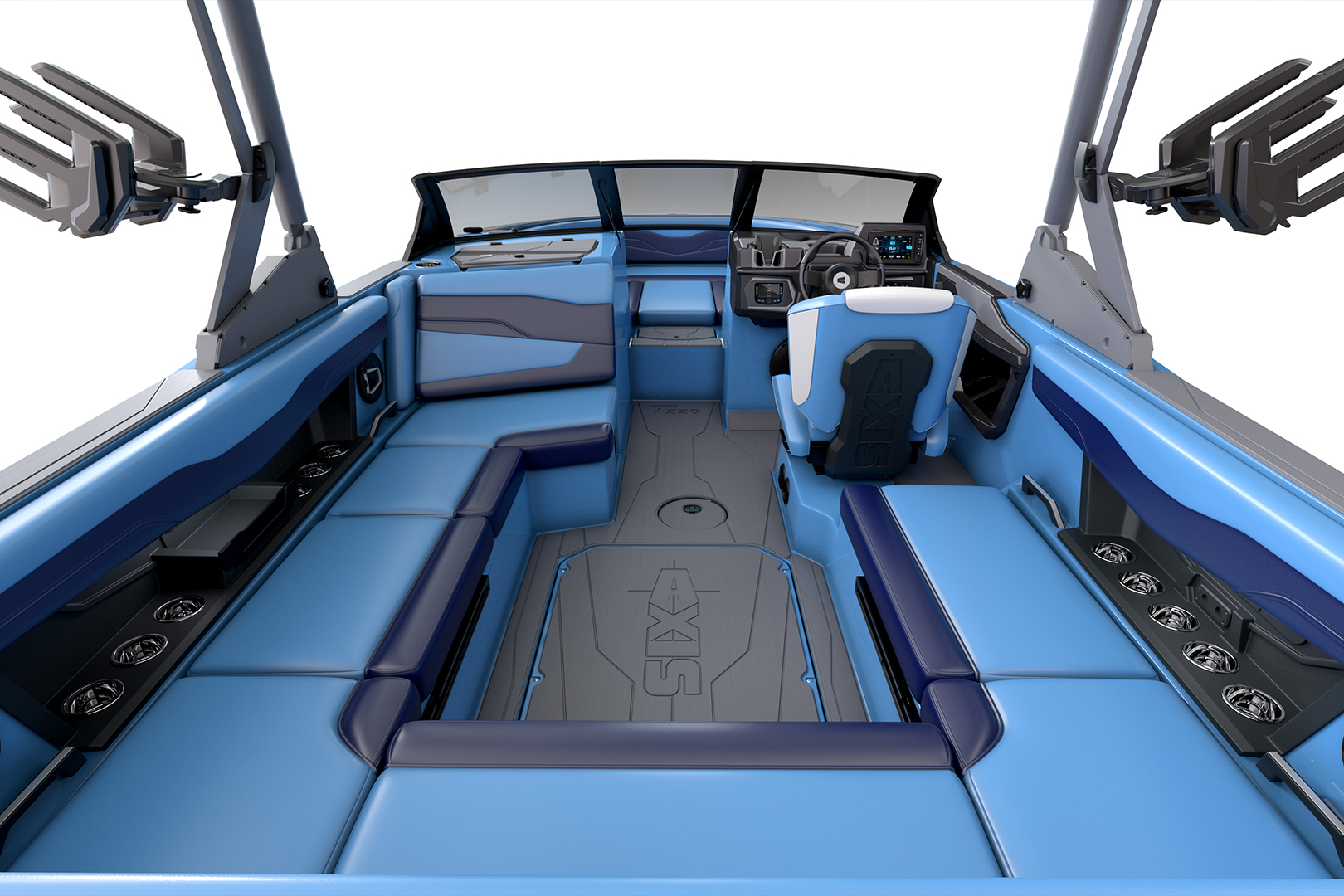 Axis T220 Perfect Size 22 Foot Wakesurfing Boat Waves for Any Level